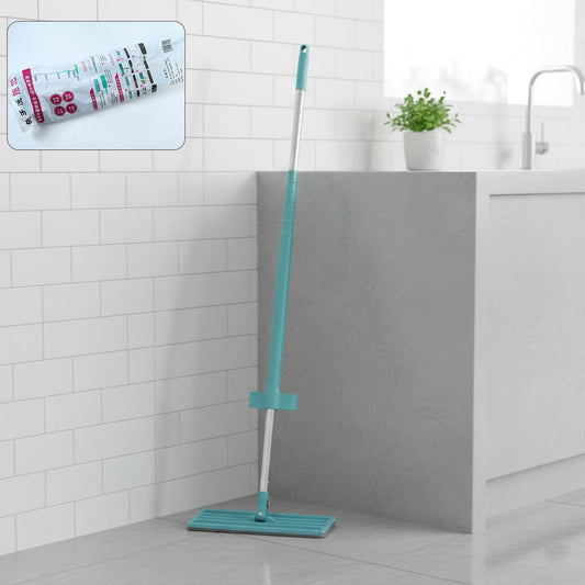 Flat Floor Cleaning Mop with Long Handle (1 Pc)